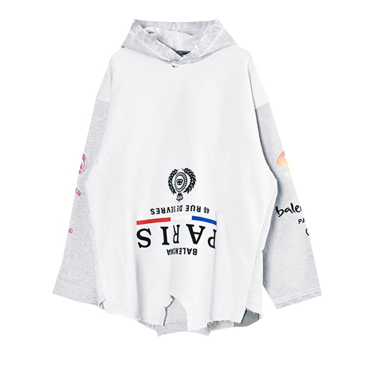 Balenciaga Upside Down Hoodie White