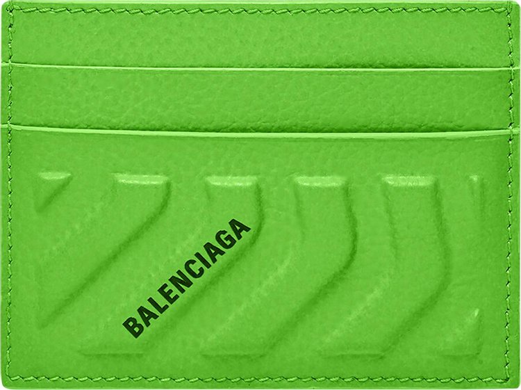 Balenciaga Car Card Holder 'Acid Green'