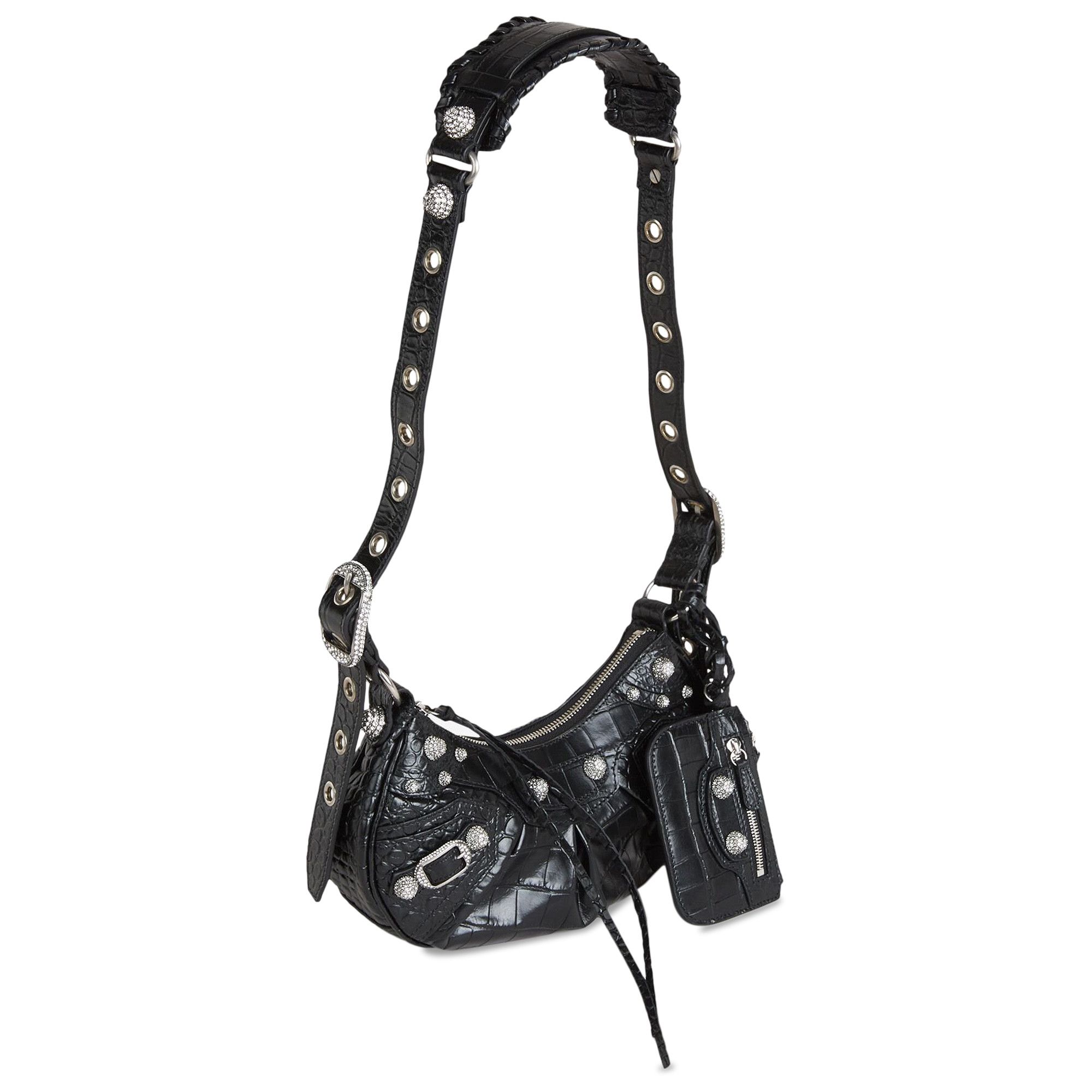 Buy Balenciaga XS Le Cagole Shoulder Bag 'Black' - 671309