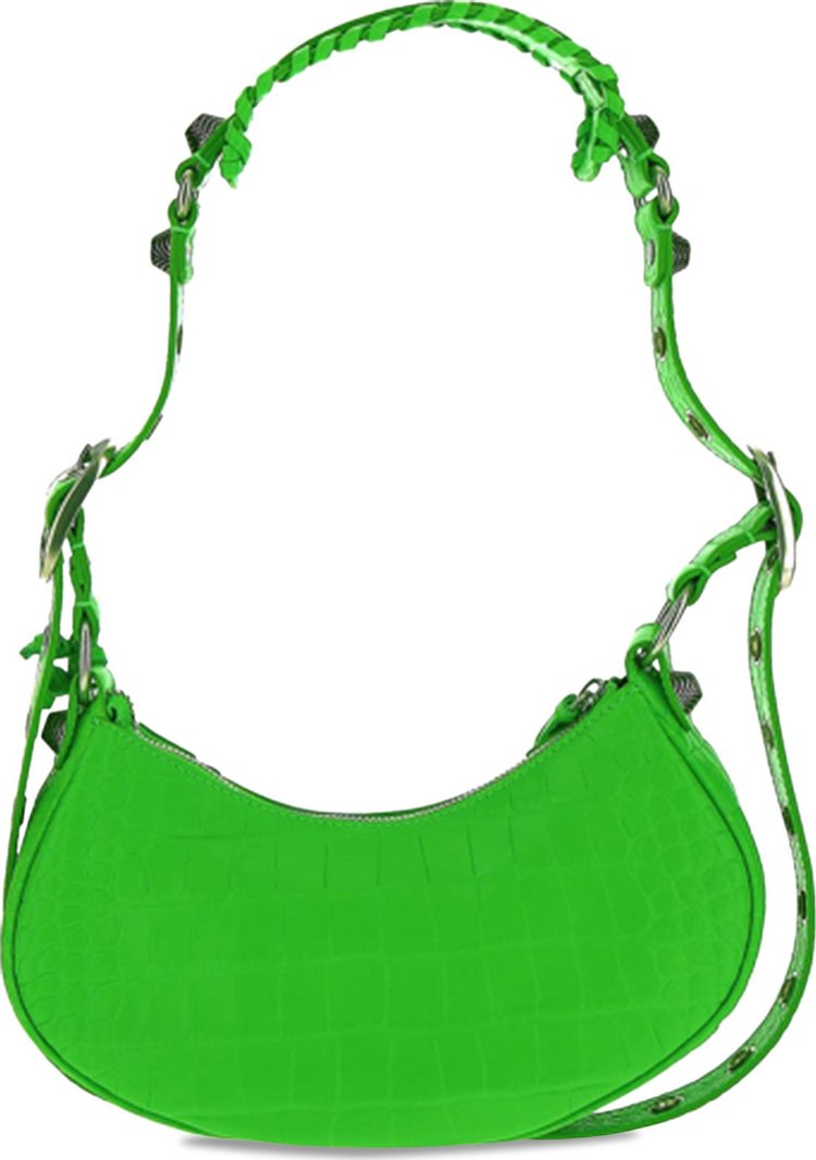 Balenciaga XS Le Cagole Shoulder Bag Acid Green