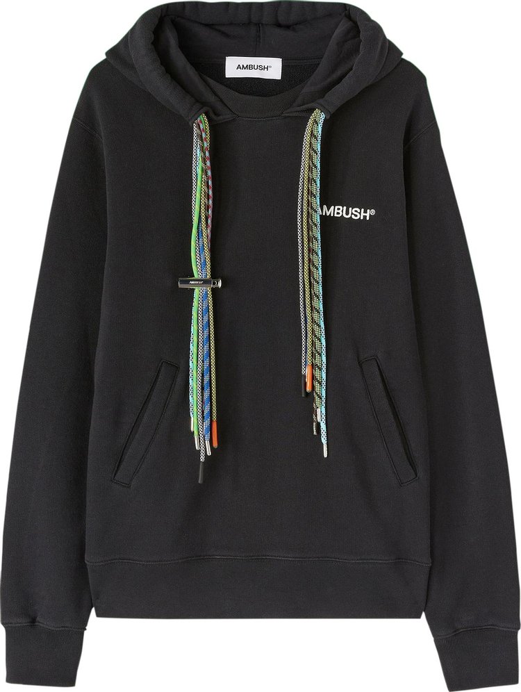 Ambush Multicord Hoodie Sweatshirt Black Cloud Dancer