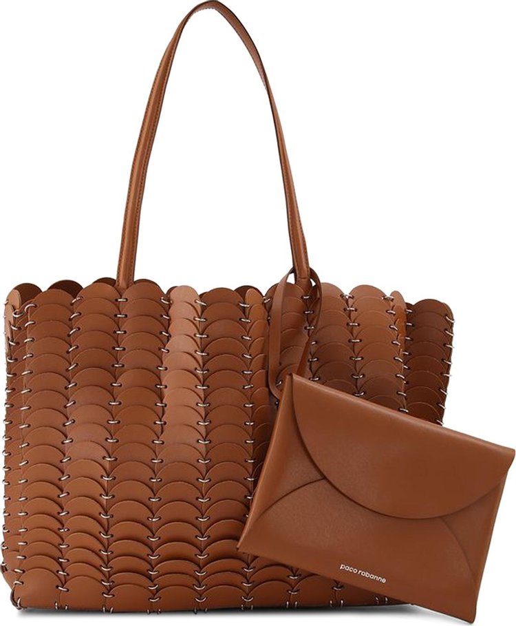 Paco Rabanne Pacoio Tote Brown