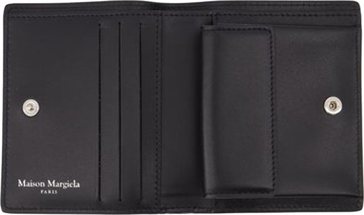 Maison Margiela Compact Bi Fold Wallet Black