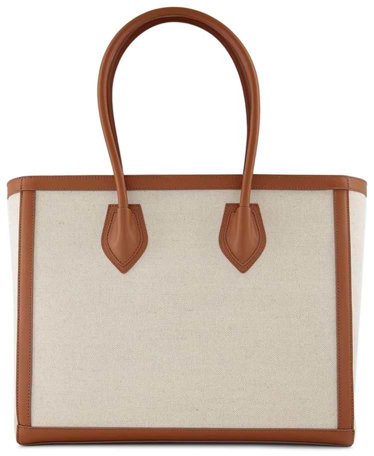 Balmain B Army Bag 42 Beige Canvas