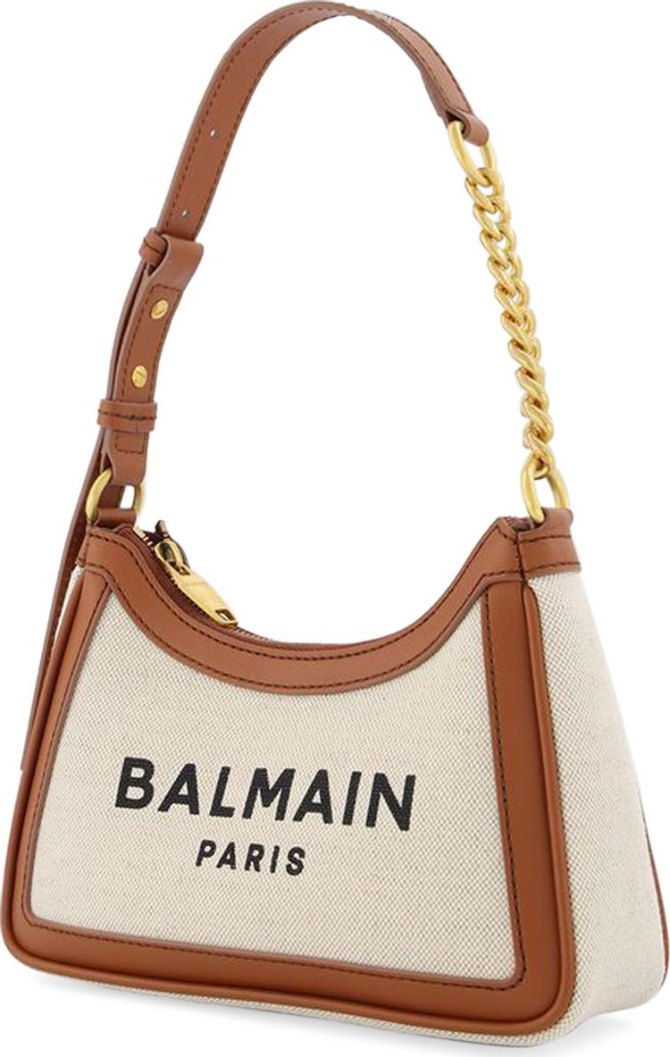 Balmain B Army Bag Beige Canvas