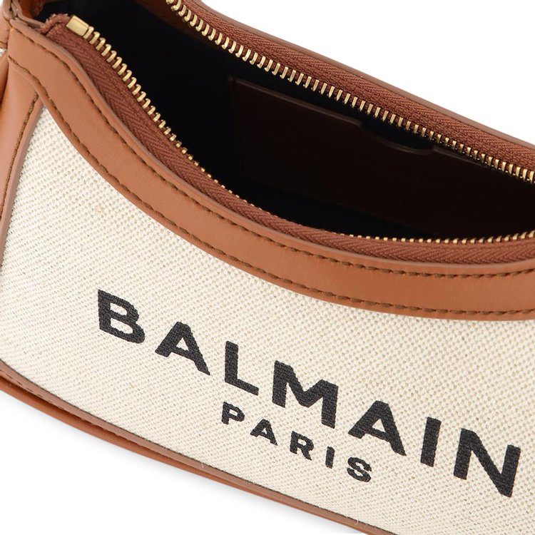 Balmain B Army Bag Beige Canvas