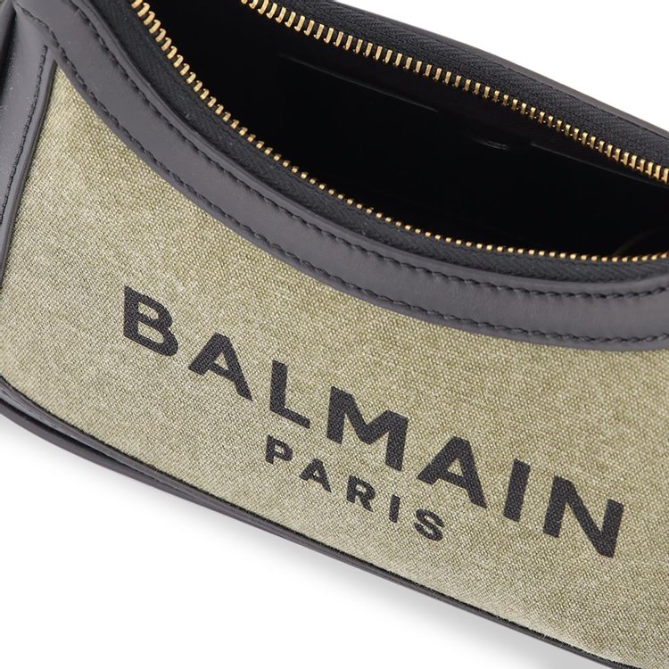 Balmain B Army Bag Khaki Canvas