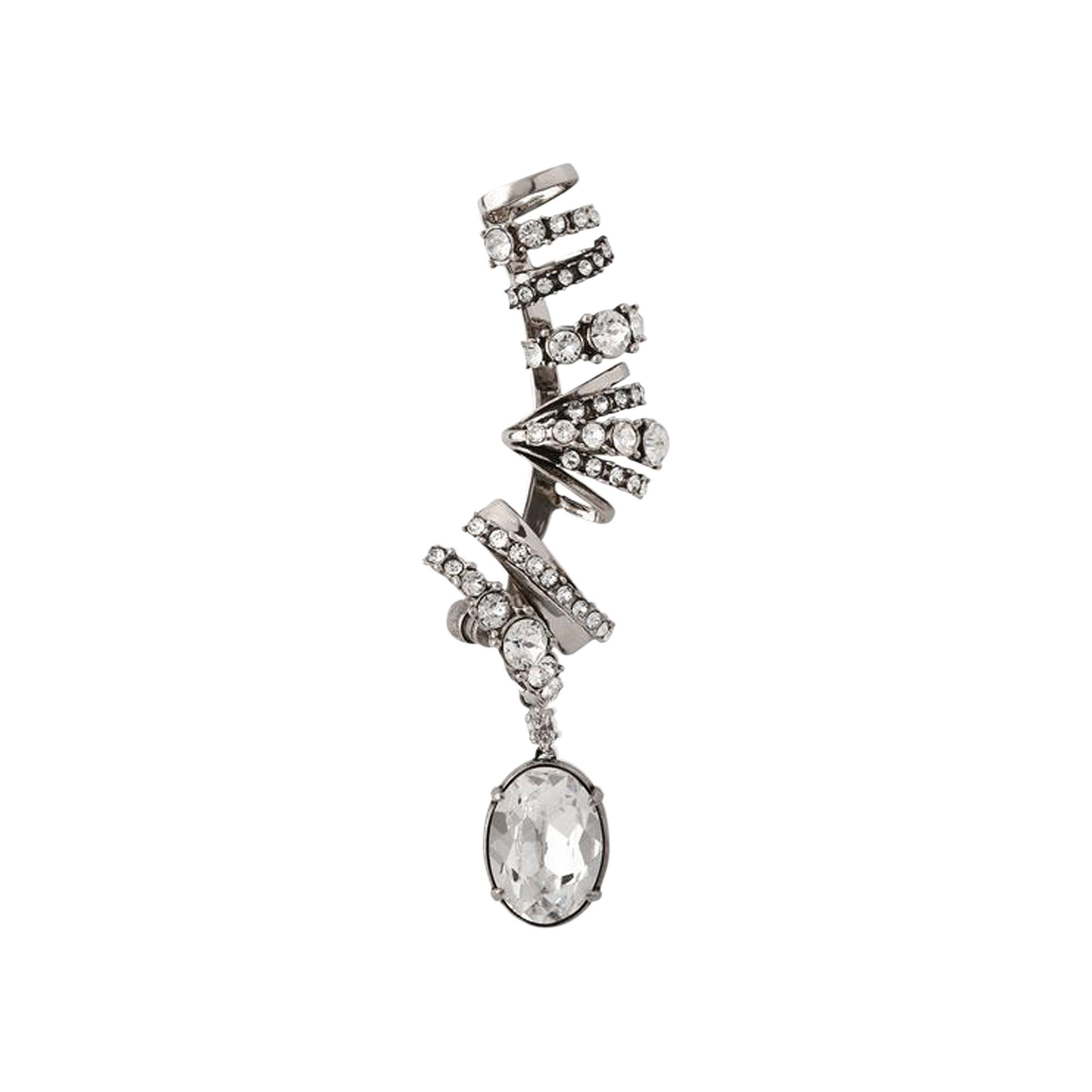 Buy Alexander McQueen Single Triple Ear Cuff Earrings