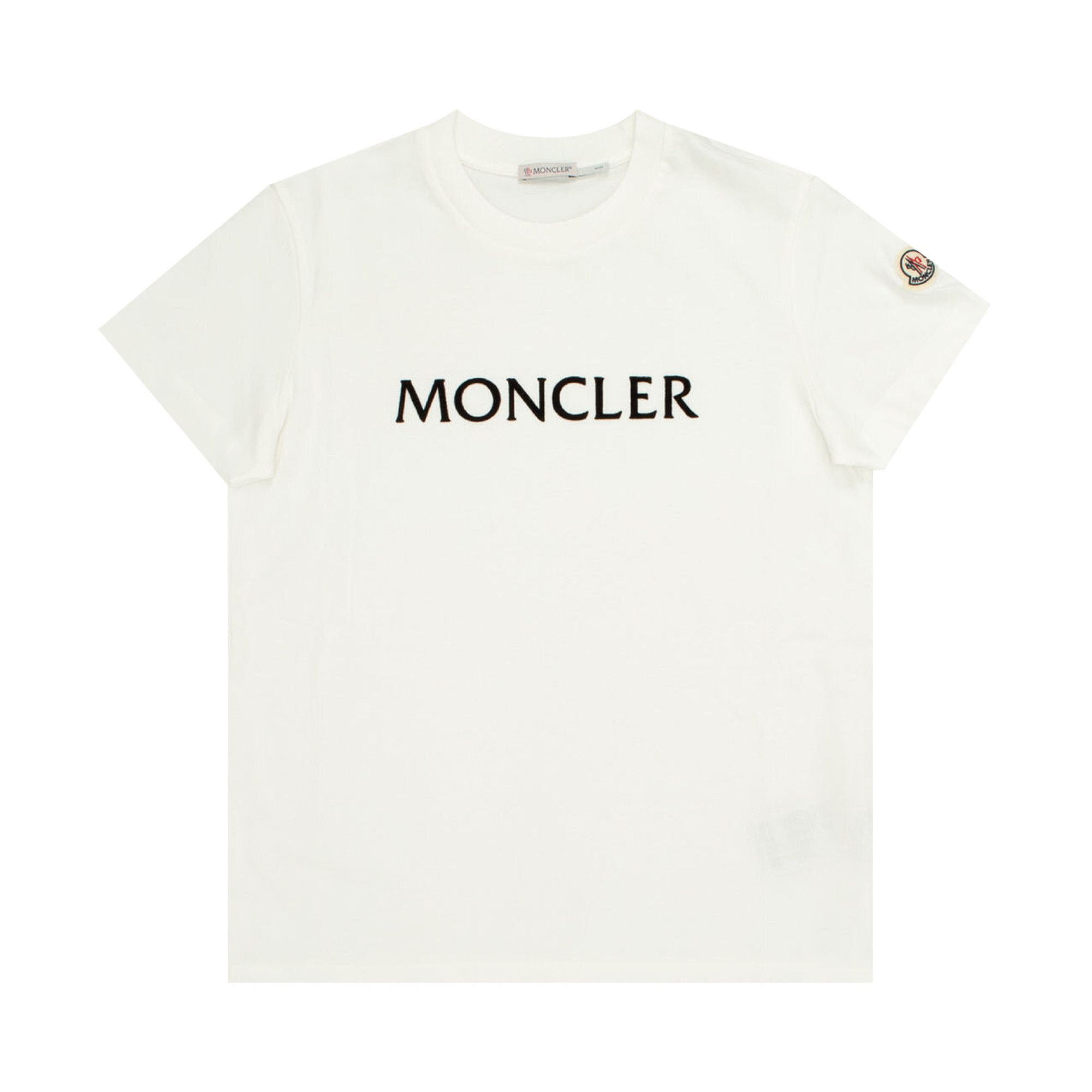 MONCLER｜SHORT-SLEEVED ROUND NECK T-SHIRTS (J1 093 8C000 Moncler Short-Sleeve Combo T-Shirt | Neiman Marcus