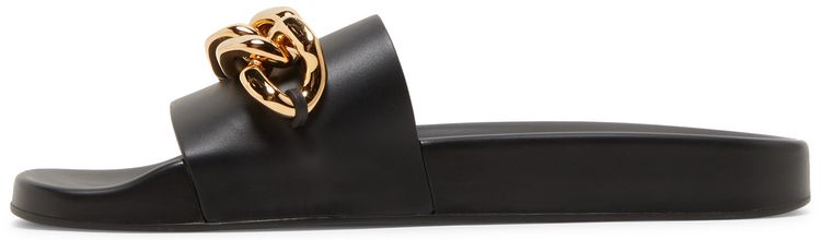 Versace Wmns Slide Chain   Black