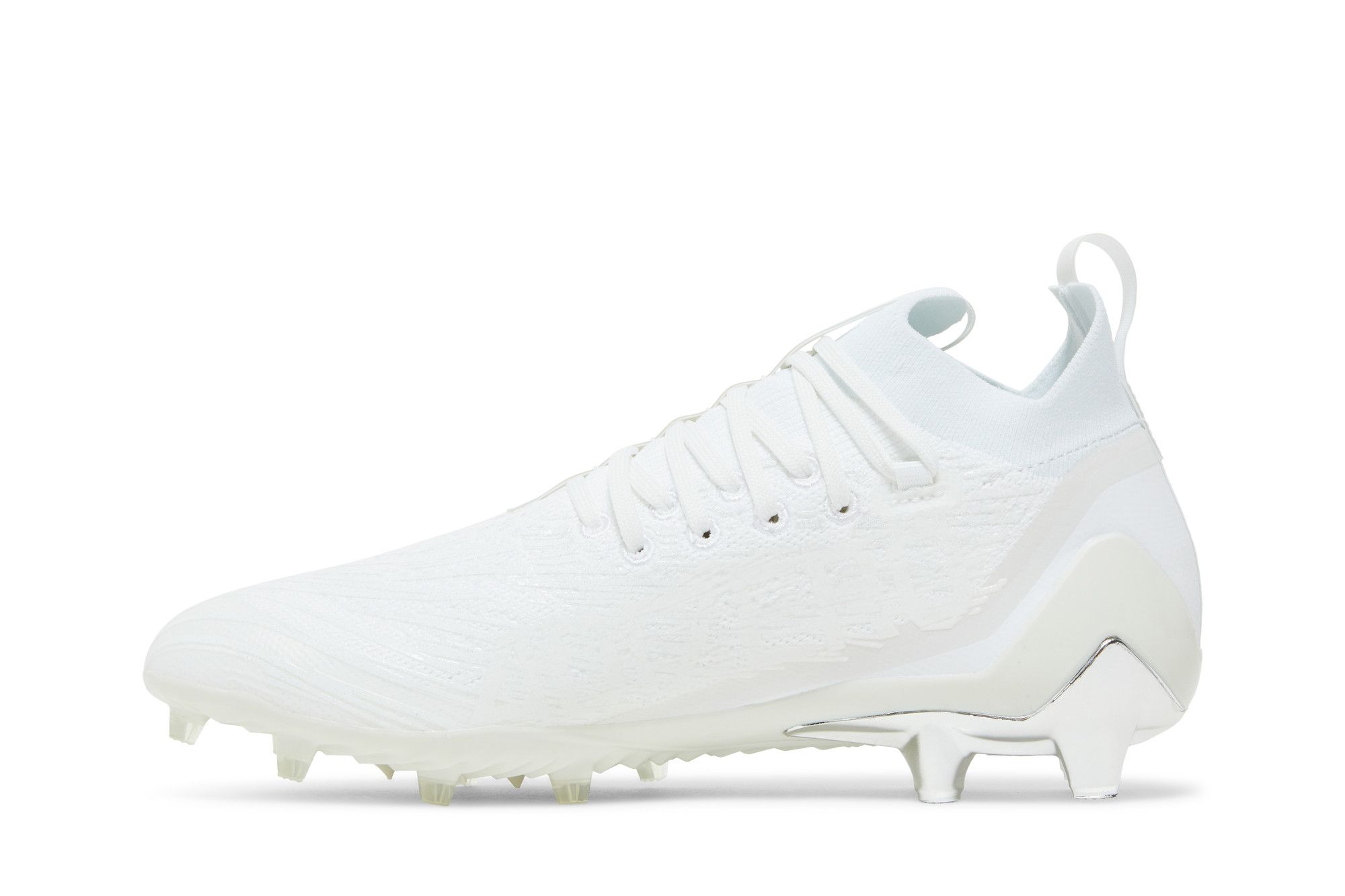 Adidas Men s Adizero Primeknit Football Cleats Size 14 White Silver