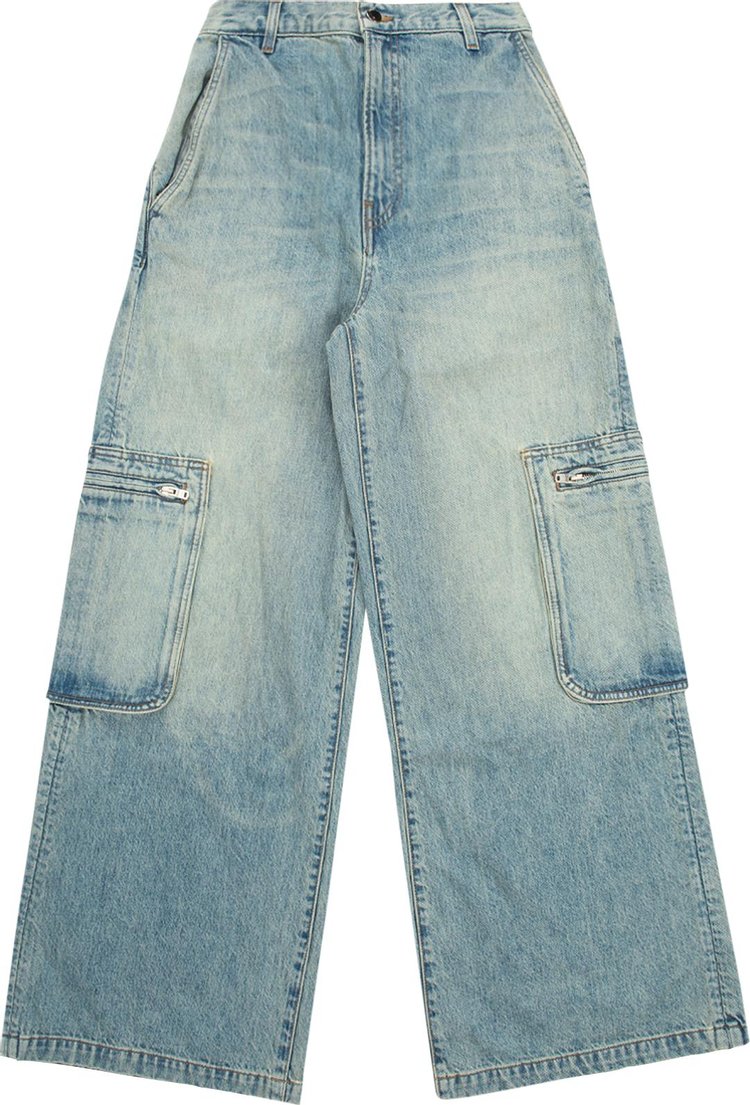 Amiri Cargo Wide Jeans 'Vintage Indigo'