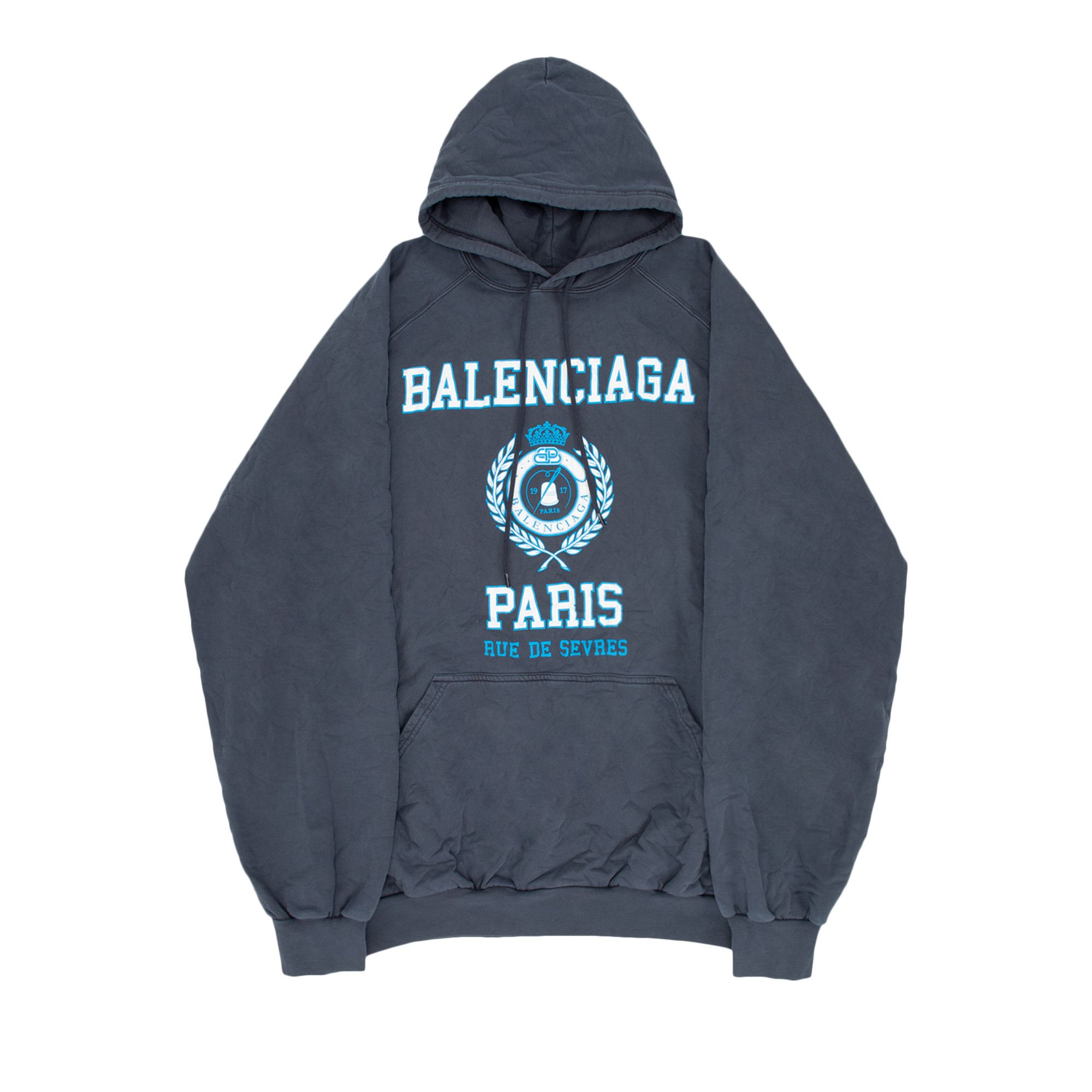 パーカー・フーディ *BALENCIAGA* Logo Hooded Sweatshirt Marine Blue 761458TPVE54 Buy Balenciaga Oversized Hoodie 'Marine Blue' - 697879 TMV96
