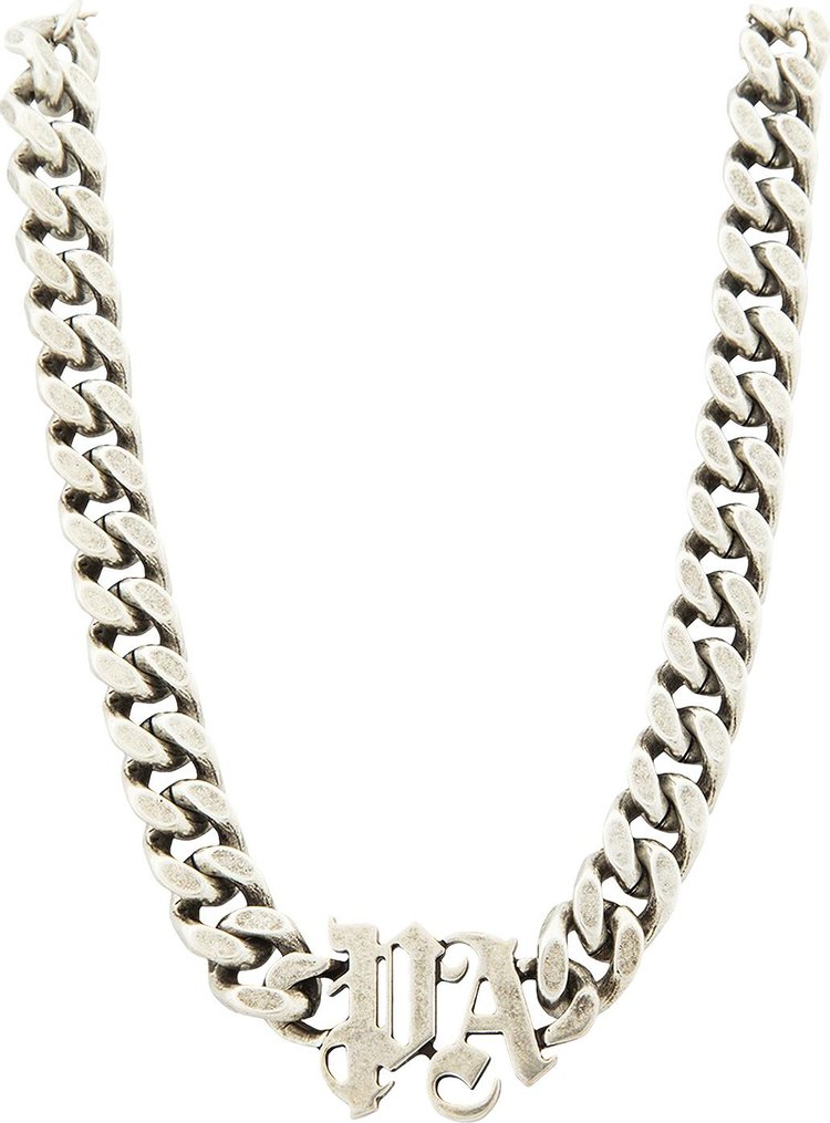 Palm Angels PA Chain Necklace 'Black/Silver'