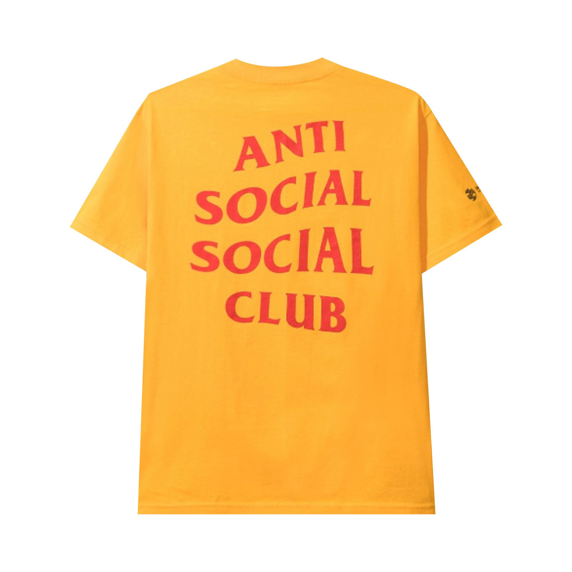 Buy Anti Social Social Club x DHL Tee 'Gold' - 0657 1FW190103XDT
