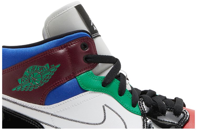 Wmns Air Jordan 1 Mid SE Multi Color