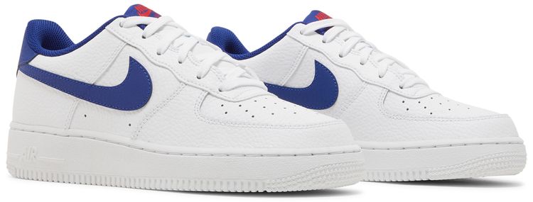 Nike Air Force 1 GS White Deep Royal Blue