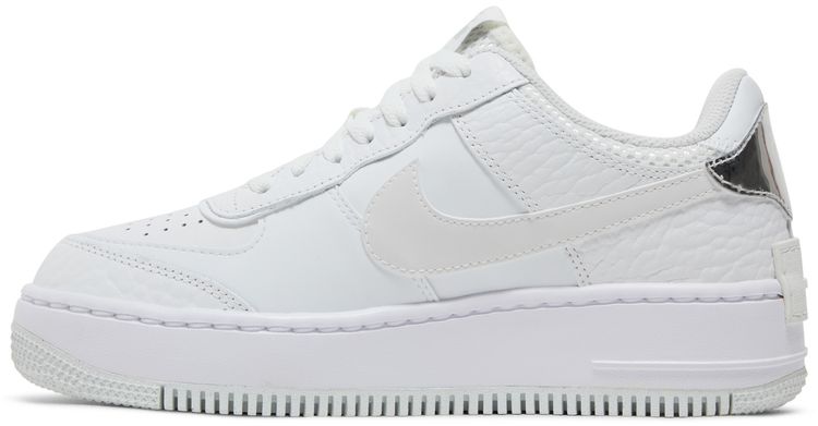 Nike Wmns Air Force 1 Shadow White Metallic Silver