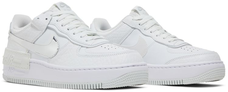 Nike Wmns Air Force 1 Shadow White Metallic Silver