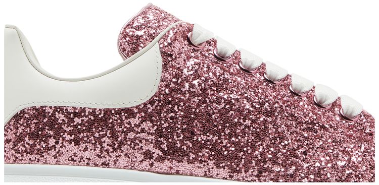 Alexander McQueen Wmns Oversized Sneaker Pink White Glitter