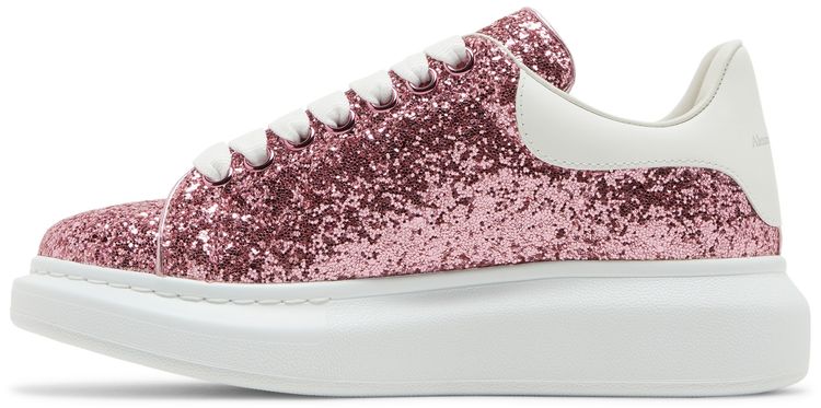 Alexander McQueen Wmns Oversized Sneaker Pink White Glitter