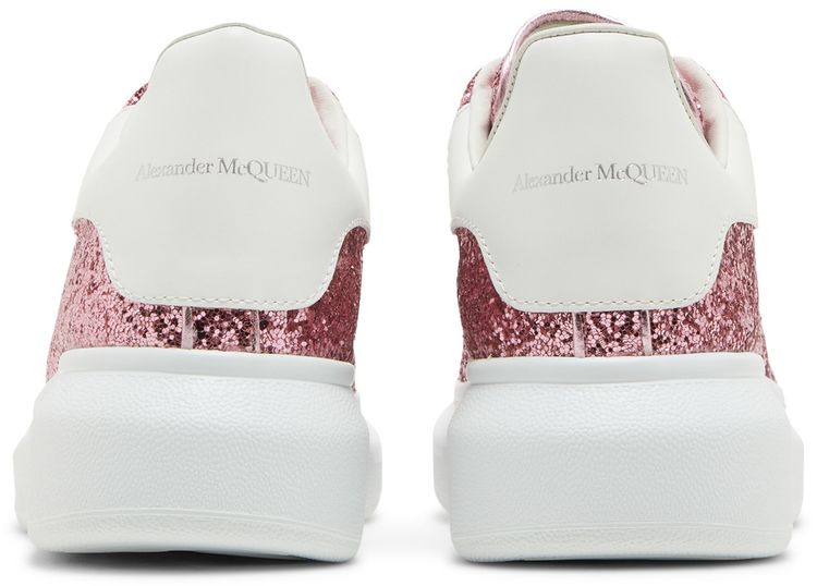 Alexander McQueen Wmns Oversized Sneaker Pink White Glitter