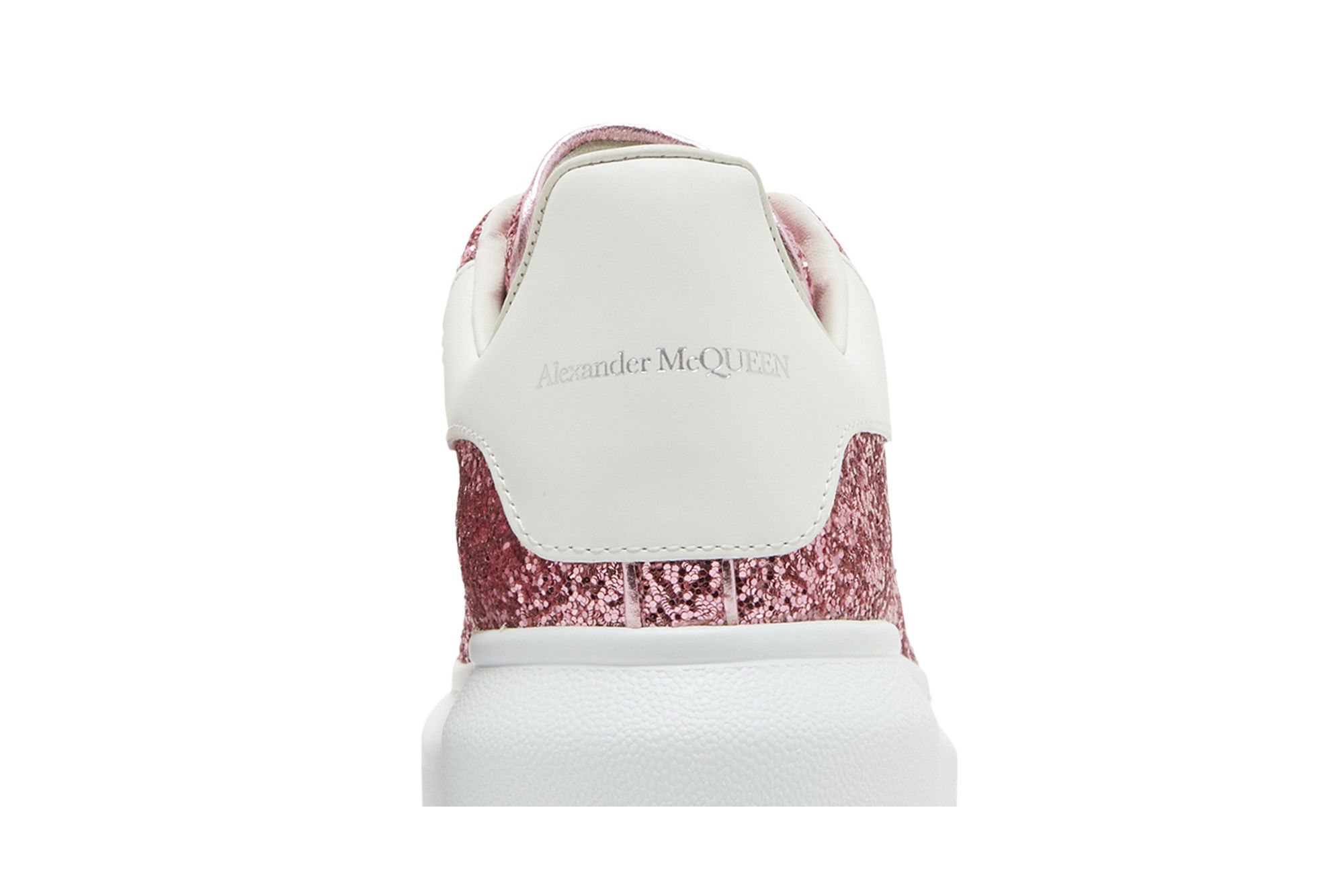Buy Alexander McQueen Wmns Oversized Sneaker Pink White Glitter 558944 W4PZ1 5424 GOAT SA