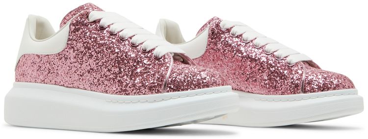 Alexander McQueen Wmns Oversized Sneaker Pink White Glitter