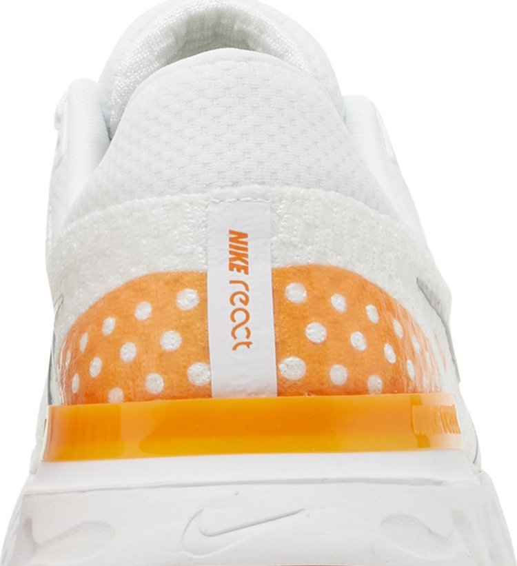 React Infinity Run Flyknit 3 White Kumquat