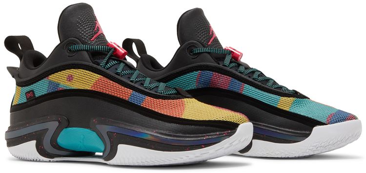 Air Jordan 36 Low Black Multi Color