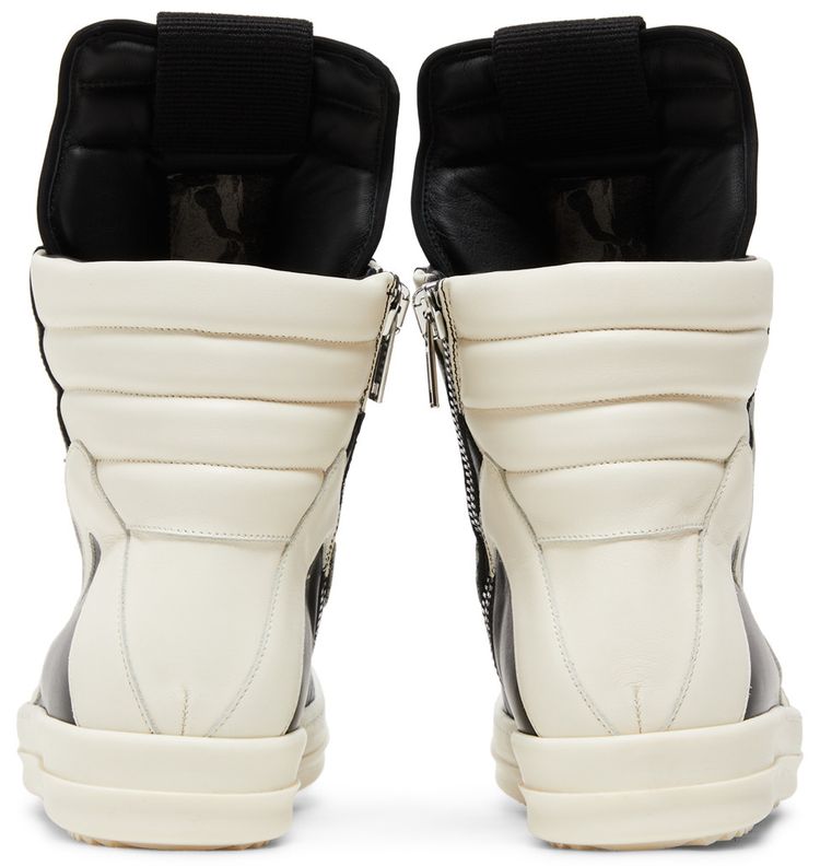 Rick Owens Strobe Geobasket High Black Milk