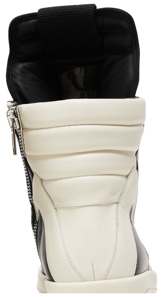 Rick Owens Strobe Geobasket High Black Milk