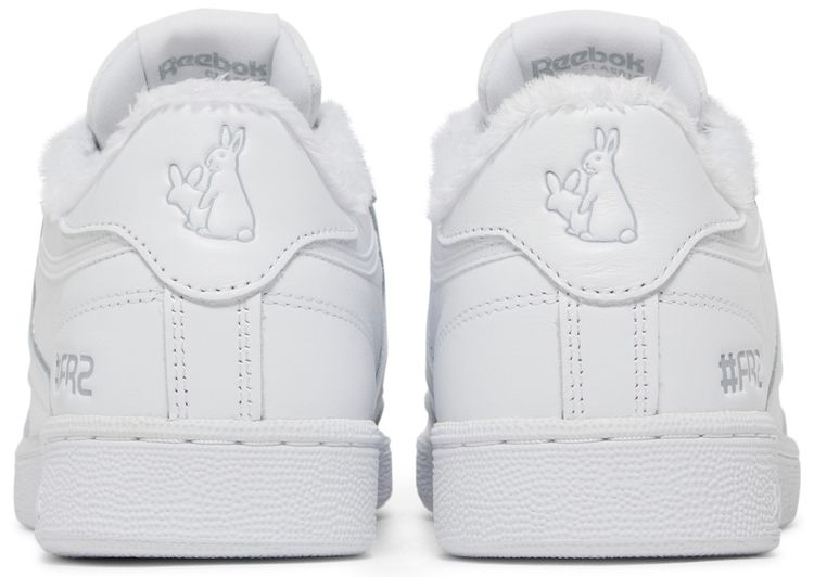 atmos x FR2 x Reebok Club C 85 White Grey