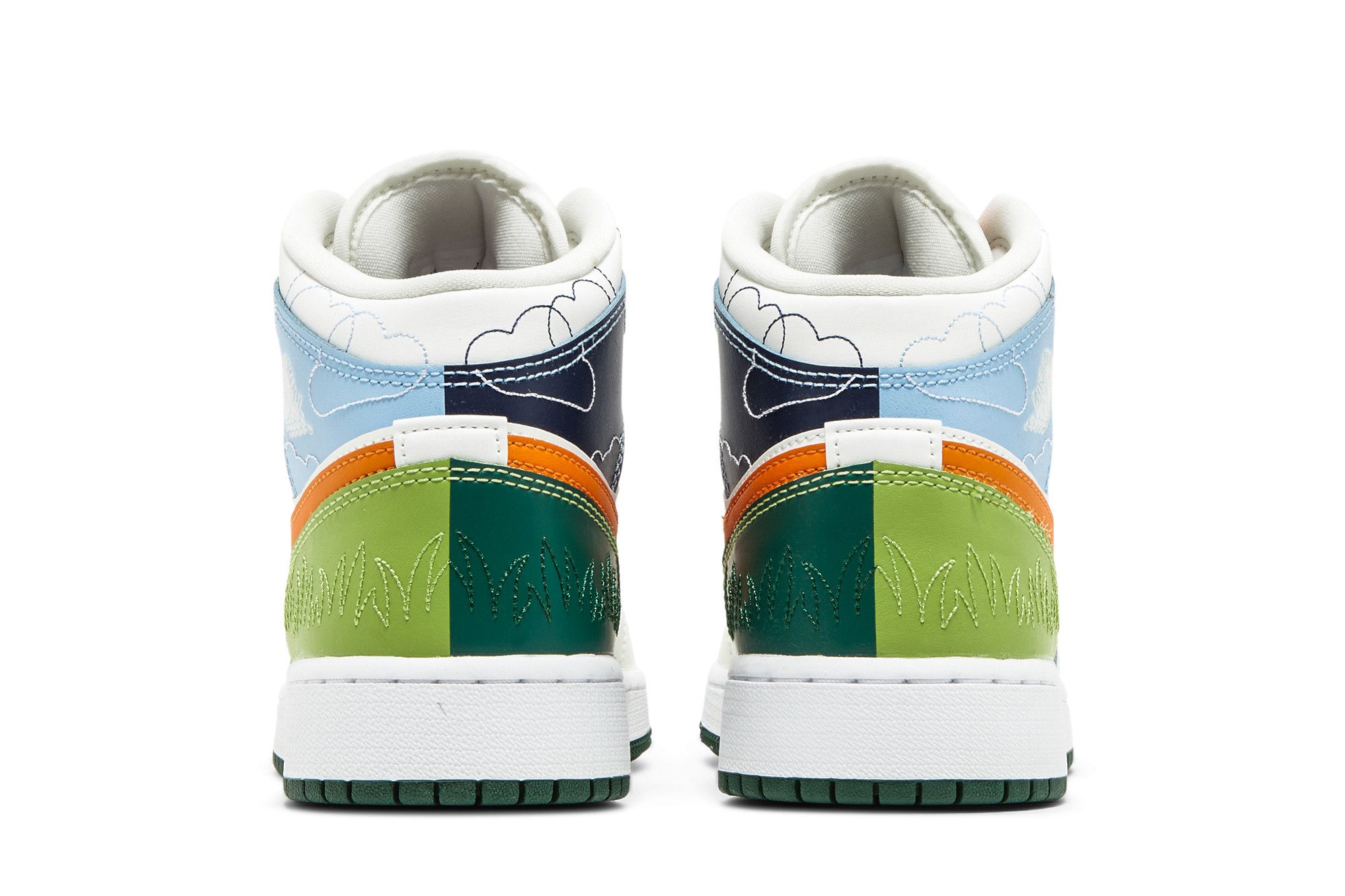 AIR JORDAN 1 Mid Shoes【sun.】 Nike Men's Air Jordan 1 Mid SE Shoes - Magic Ember / Sundial