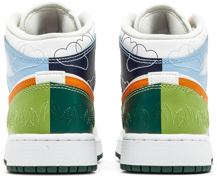 Air Jordan 1 Mid SE GS Stitch