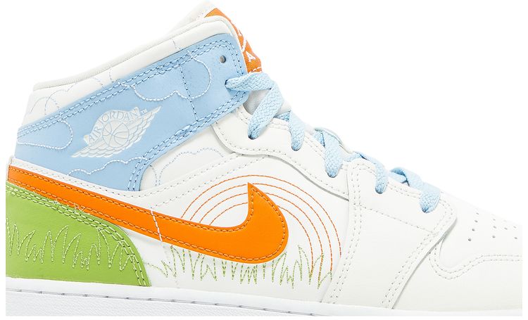 Air Jordan 1 Mid SE GS Stitch