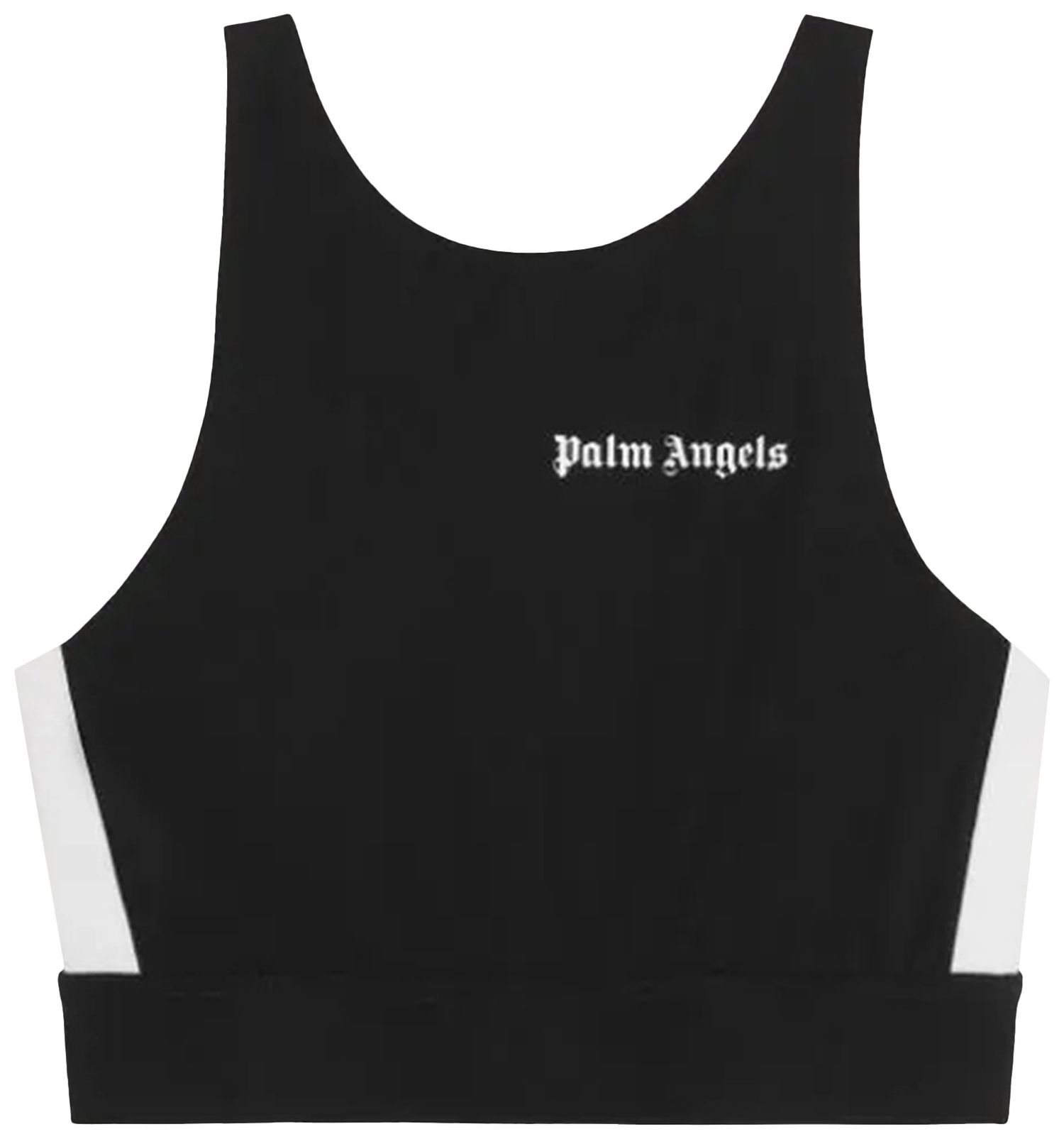Buy Palm Angels Training Track Top 'Black/White' PWVO001C99FAB0021001