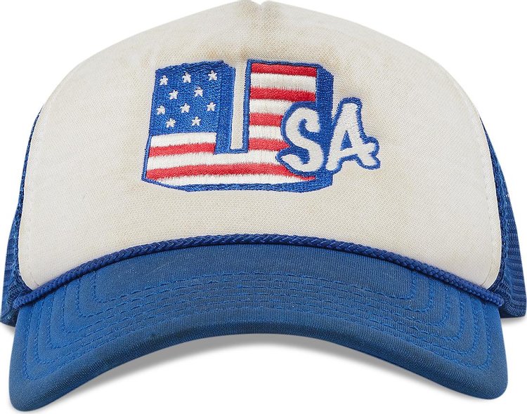 Vintage USA Trucker Hat 'White'