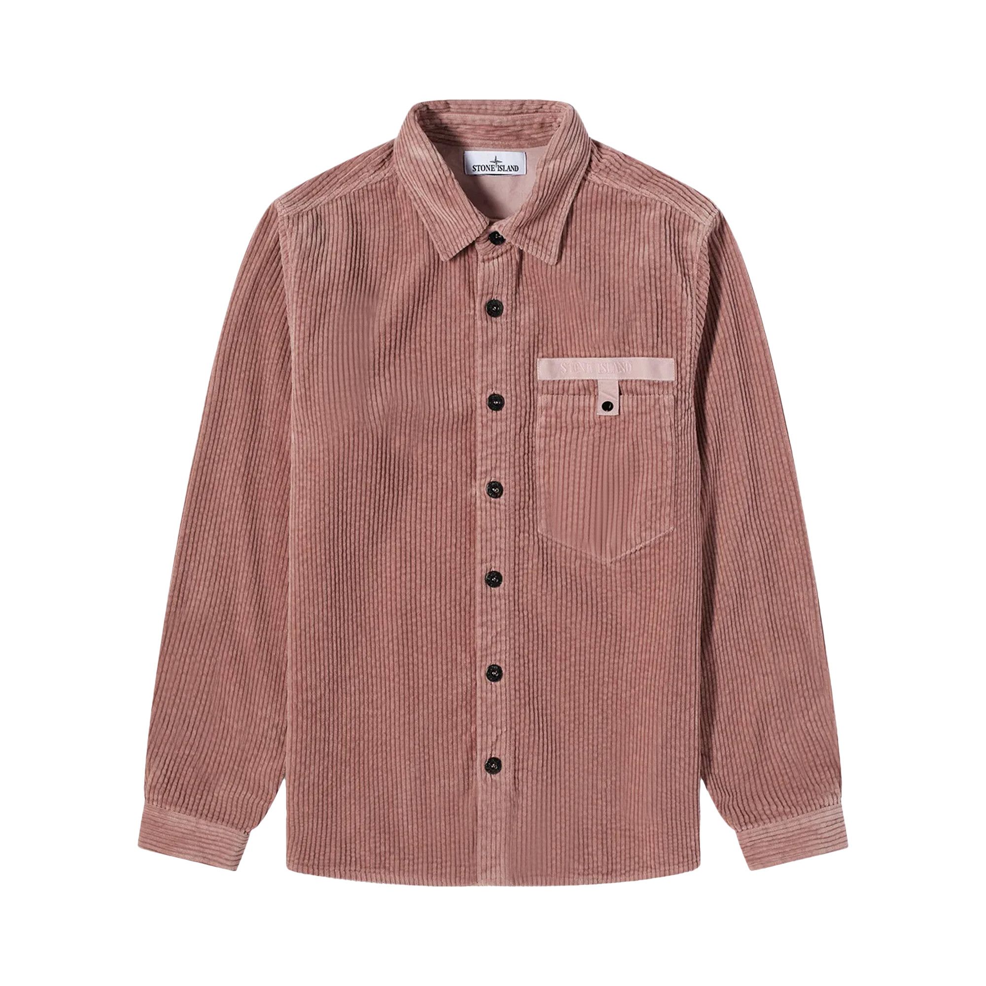 Stone island top overshirt rose quartz