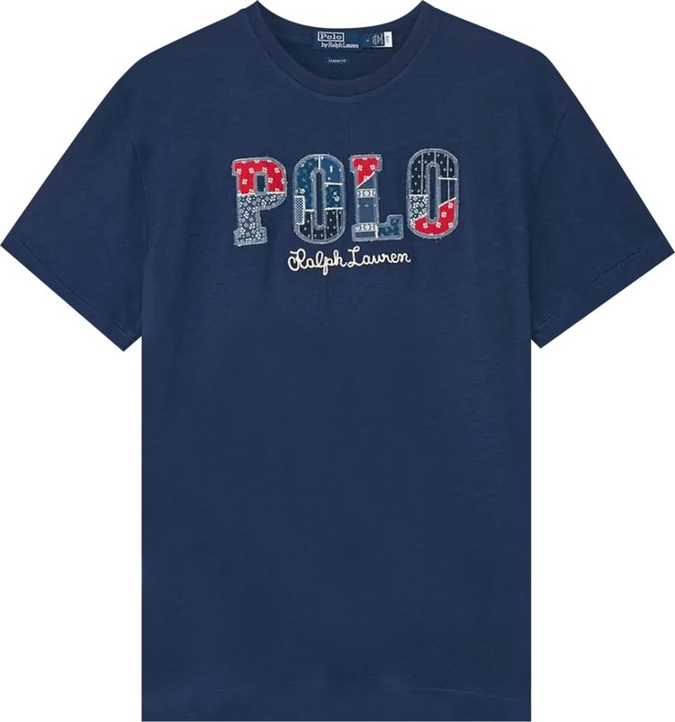 Polo Ralph Lauren Uneven Jersey T-Shirt 'Dark Cobalt'