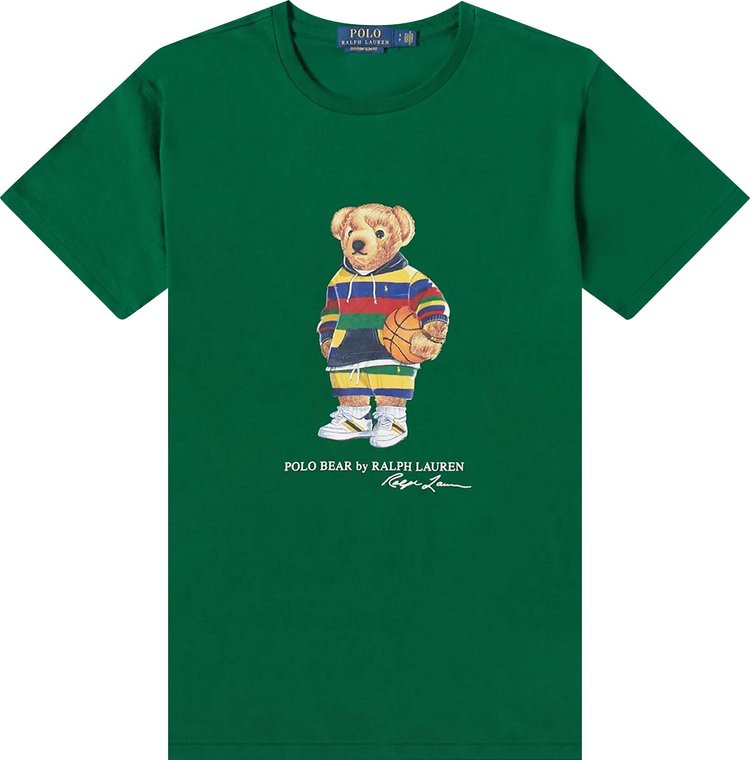 Buy Polo Ralph Lauren Active Bear Slim Fit T-Shirt 'New Forest ...