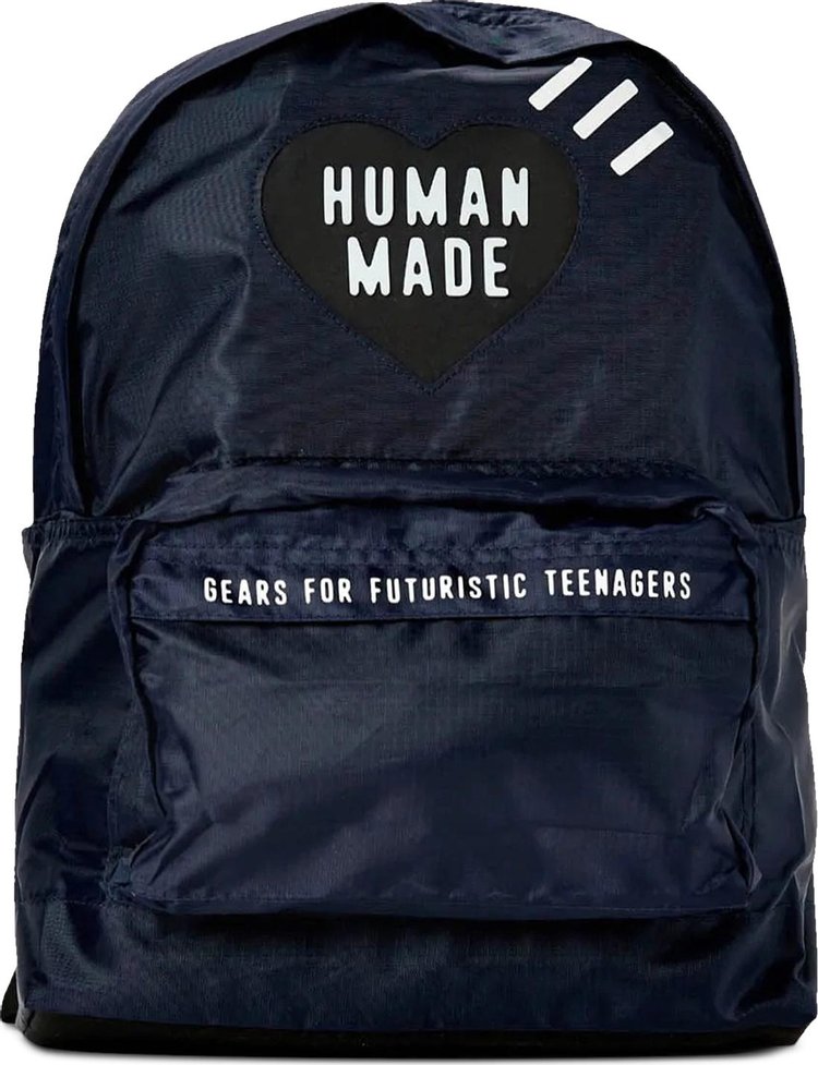 Human Made Nylon Ripstop Heart Backpack 'Navy'