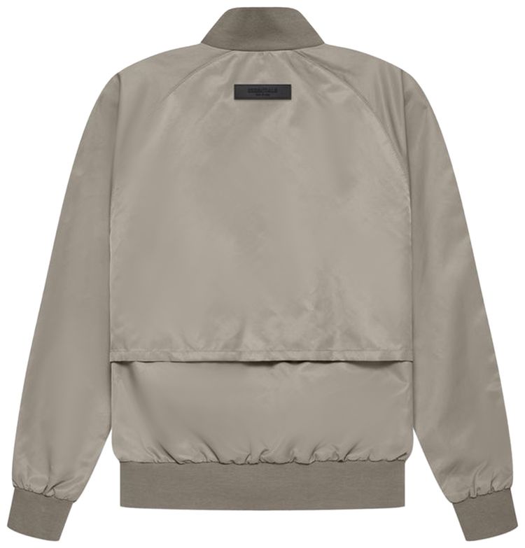 Fear of God Essentials Kids Baseball Jacket Desert Taupe