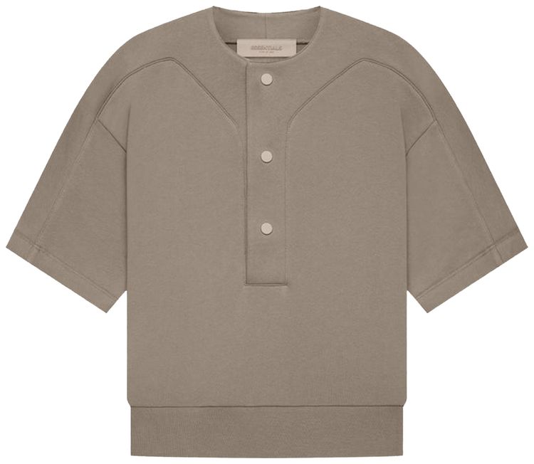 Fear of God Essentials Kids Oversized Henley Desert Taupe