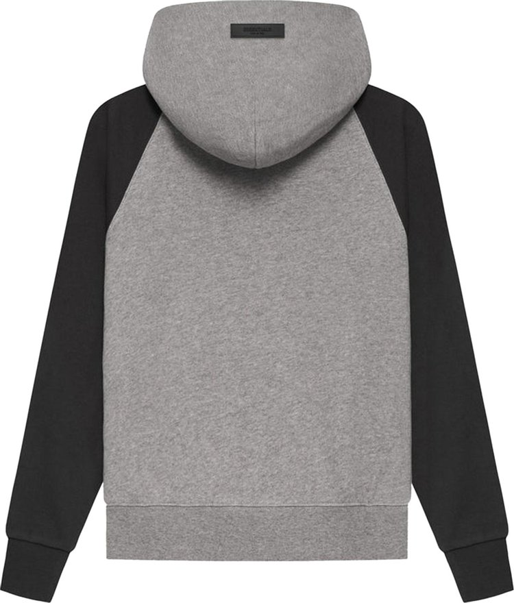 Fear of God Essentials Kids Raglan Hoodie Dark Oatmeal