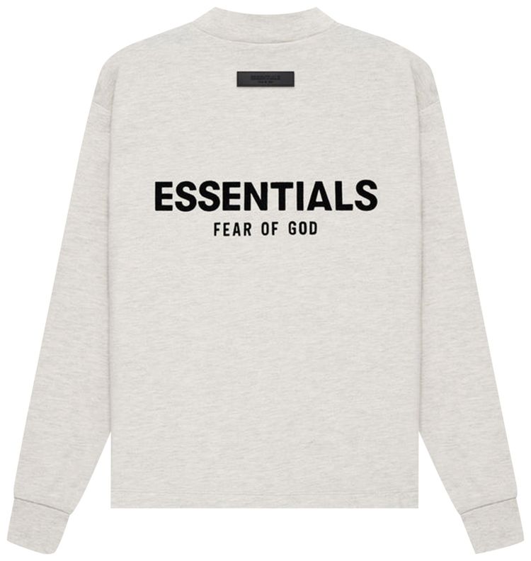 Fear of God Essentials Kids Essentials Long Sleeve Tee Light Oatmeal
