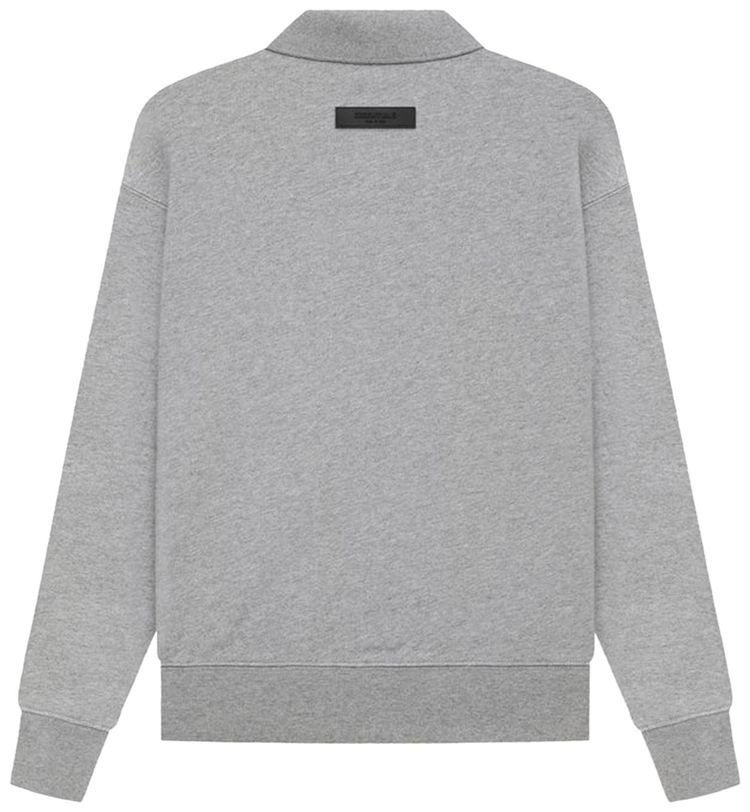 Fear of God Essentials Kids Essentials Long Sleeve Polo Dark Oatmeal