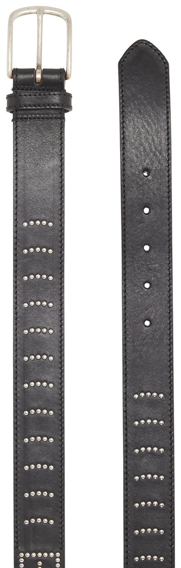 Brain Dead Studded Cow Hide Standard Belt Black