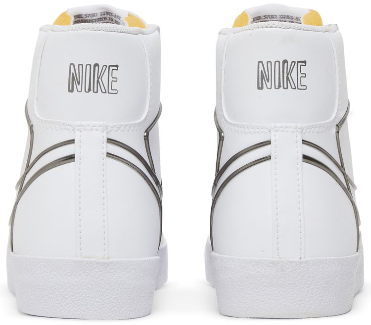 Nike Blazer Mid 77 White Metallic Pewter