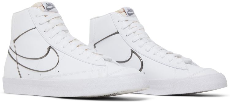 Nike Blazer Mid 77 White Metallic Pewter